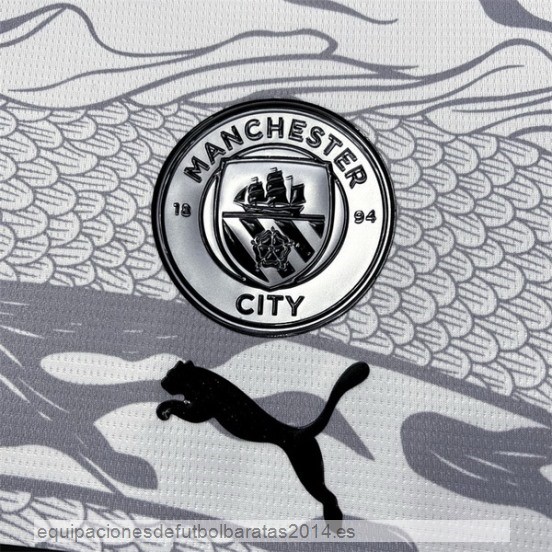Nuevo Tailandia Especial Camiseta Manchester City 24/25 Blanco Baratas